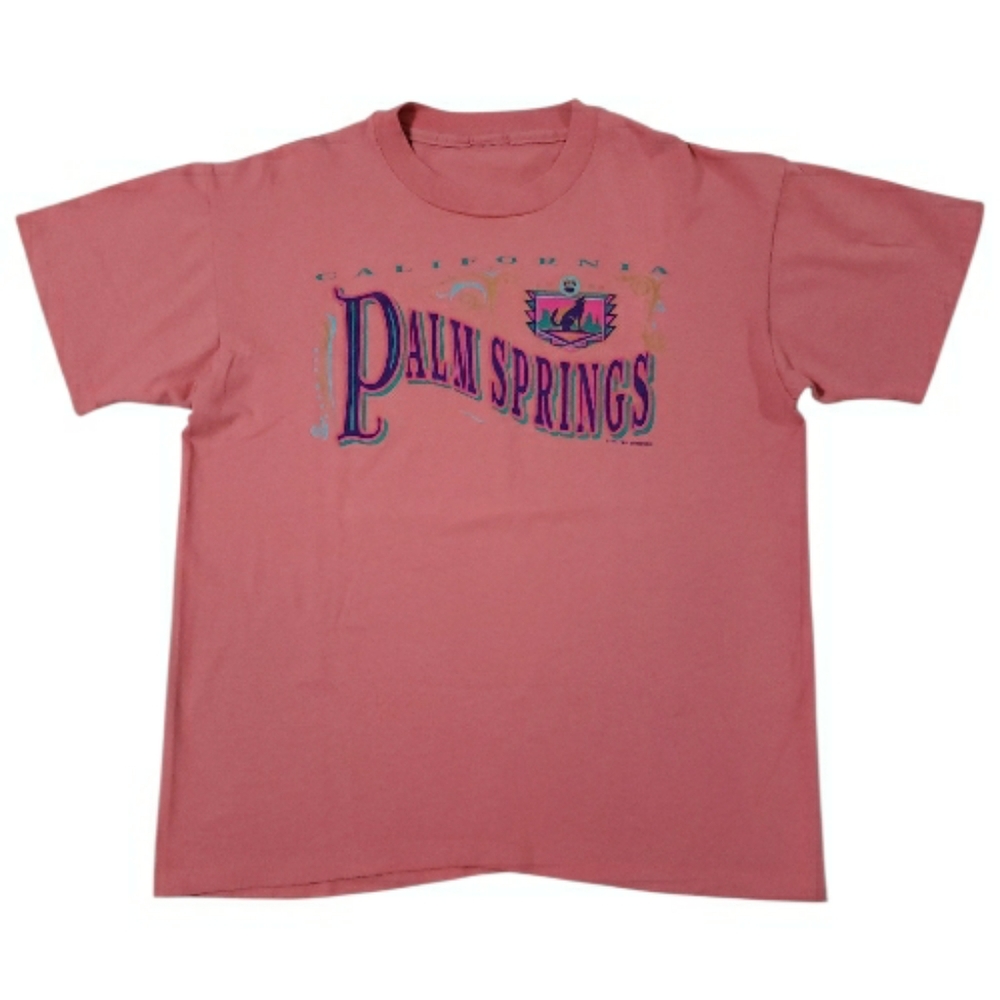 1995 California Palm Springs Single Stitch Womens Shirt Size Large